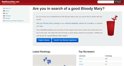 Desktop Screenshot of bestbloodymary.com